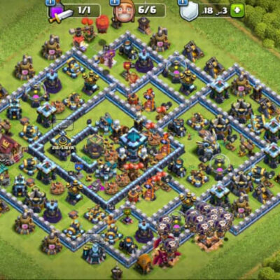 قرية كلاش بيت لفل 13 🔥