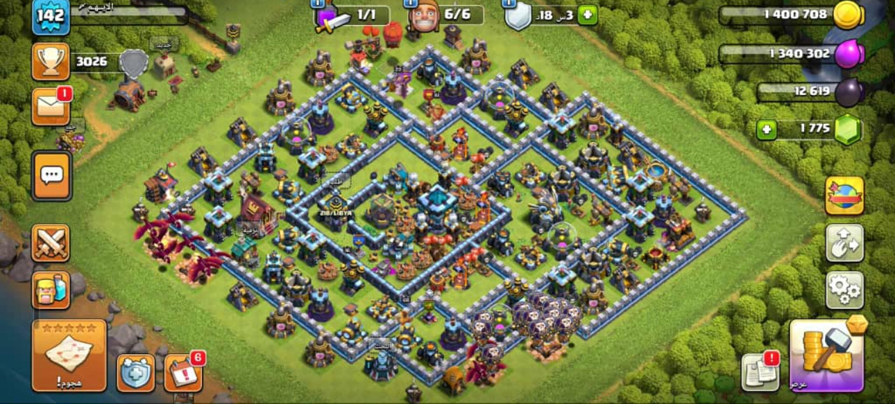 قرية كلاش بيت لفل 13 🔥