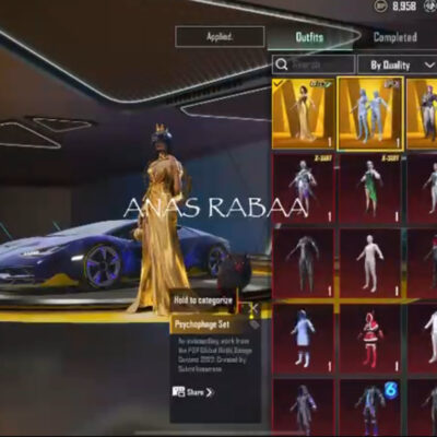 حساب ببجي مواصفات نادرة