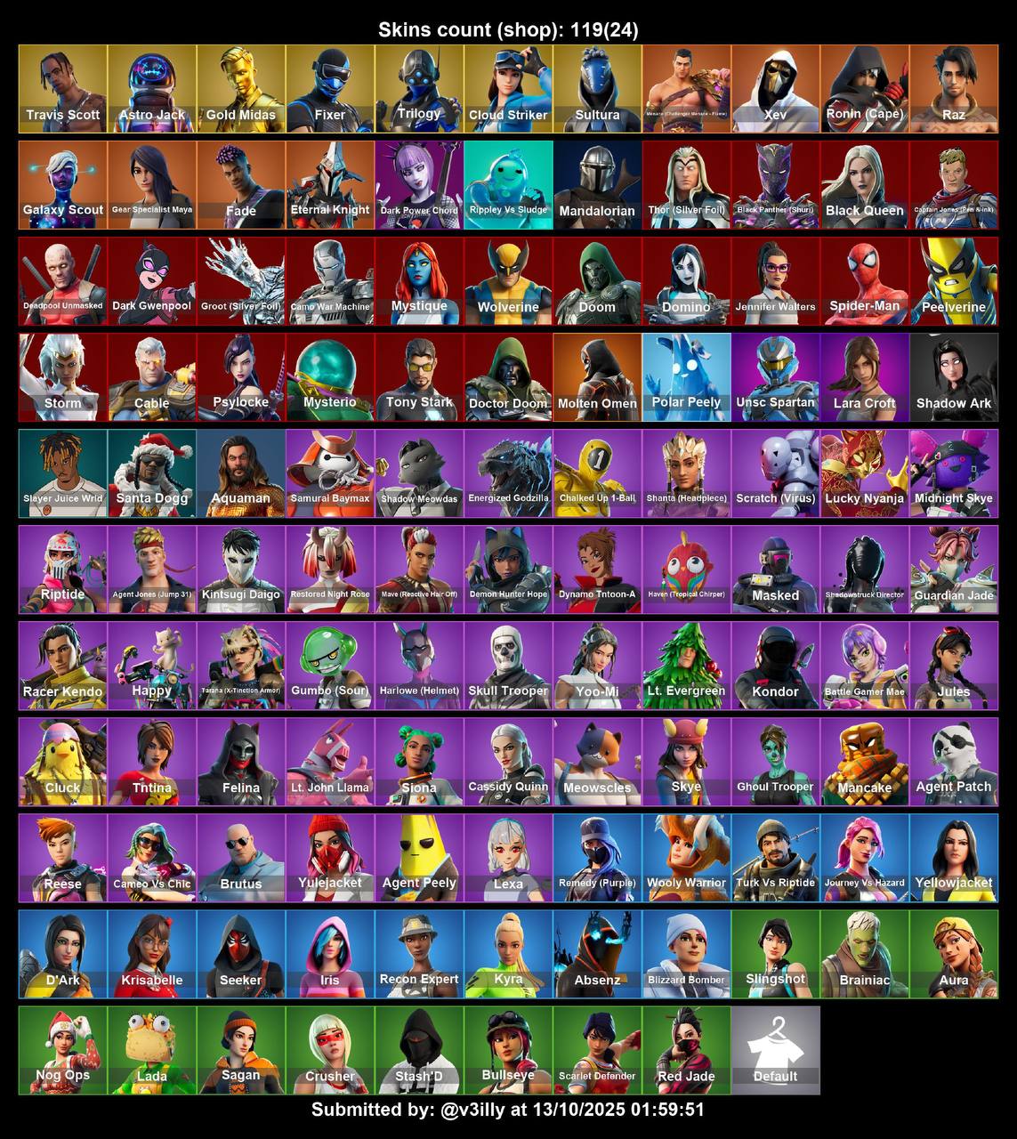 حساب فورت نايت نادر