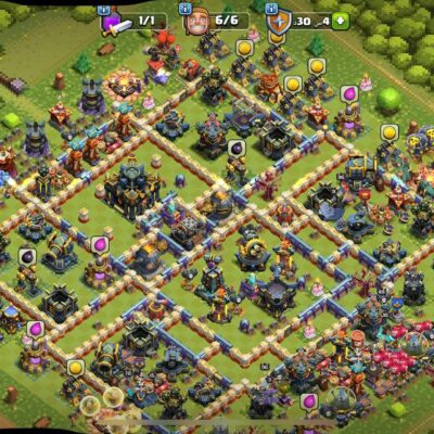 قرية كلاش اوف كلانس شبه ماكس